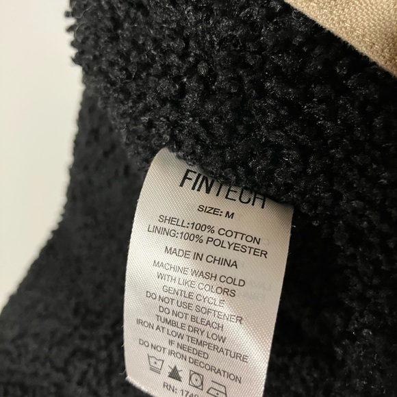 Fintech Heavy Duty Sherpa-Lined Canvas Vest - Fishing, Outdoor, Work - Men’s M - Picture 5 of 9